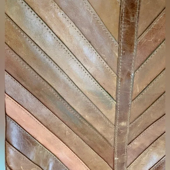 Raven+Lily Brown Leather Crossbody Bag Purse - Picture 2 of 8